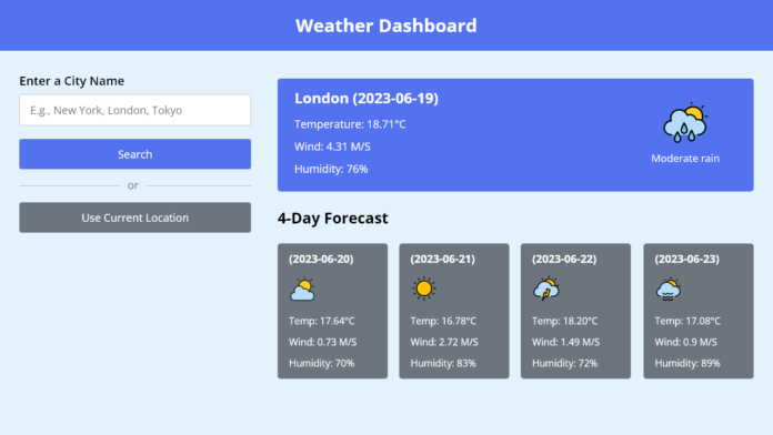 Criando um App de Previsão do tempo com HTML, CSS e JavaScript