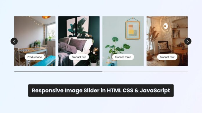 Responsive image slider in HTML and CSS,How to build responsive image slider,Create a responsive image slider in HTML and CSS